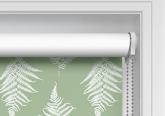 Delicate Ferns, Green - Twist&Fit Roller Blind - Image 11